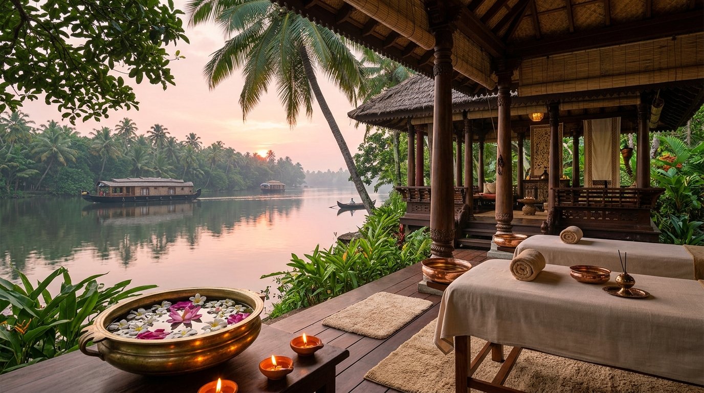 Ayurvedic Riverbank Wellness Resort in Kerala